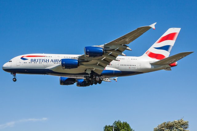 British Airways Airbus A380-841 G-XLEG