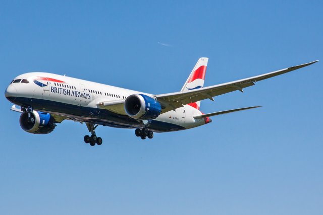 British Airways Boeing 787-8 Dreamliner G-ZBJA