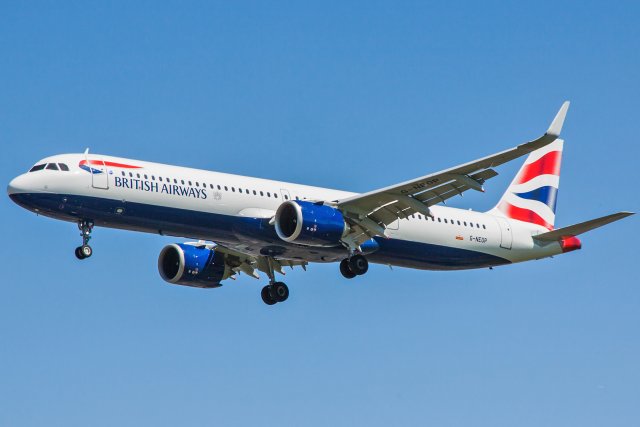 British Airways Airbus A321-251NX G-NEOP