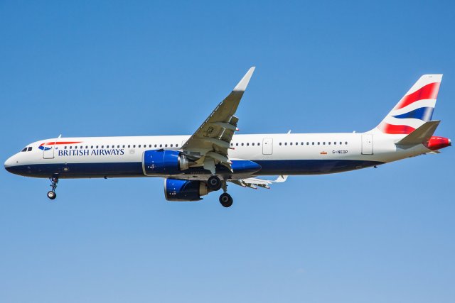 British Airways Airbus A321-251NX G-NEOP