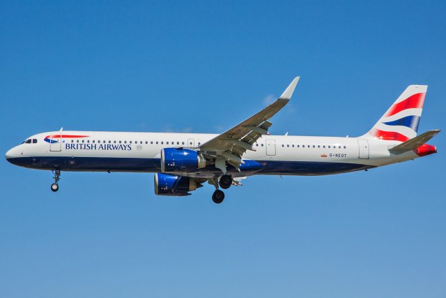 British Airways Airbus A321-251NX G-NEOT