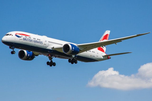 British Airways Boeing 787-9 Dreamliner G-ZBKJ