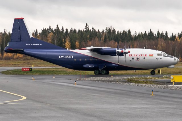 Rubystar Antonov An-12BK EW-483TI