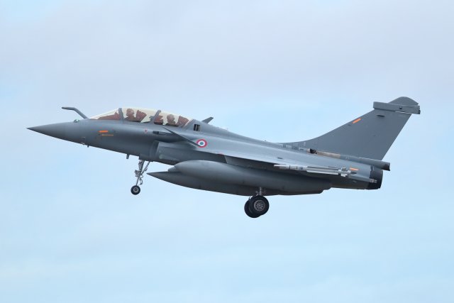 Dassault Rafale B 301 laskussa Pirkkalaan 2020 01 20