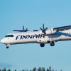 OH-ATL laskeutumassa Helsinkiin aurinkoisena päivänä