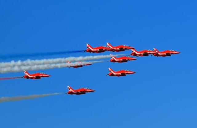 RAF Red Arrows 29.8.2020