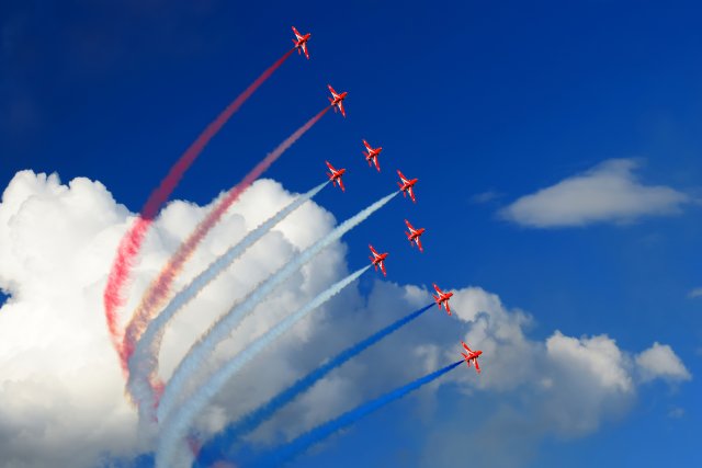 RAF Red Arrows 29.8.2020