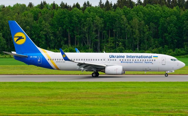 UR-PSM - Boeing 737-8FZ - Ukraine International Airlines - 14.6.2021