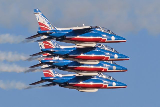 Patrouille de France Dassault-Dornier Alpha Jet E (E113, E129, E20, E127)