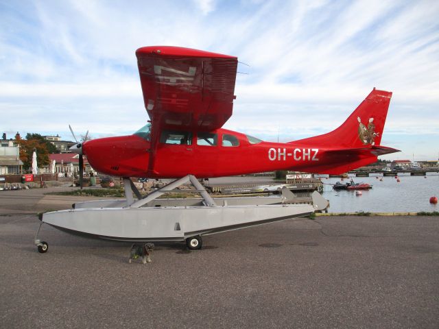 Cessna TU206G Stationair 6 OH-CHZ Hanko 2021-09-22