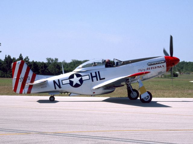 CA-18 Mustang Mk. 21 A68-100 N51AB HL-N Flying Dutchman Kissimmee FL 1999-04-10