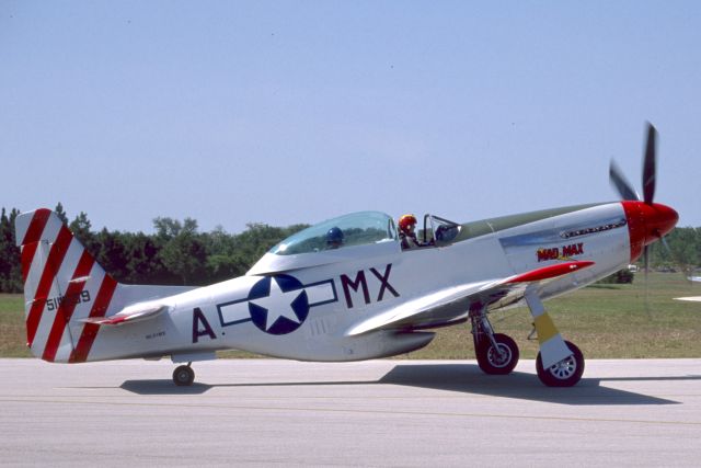 P-51D-30NT 45-11559 N51MX MX-A Mad Max Kissimmee FL 1999-04-10