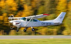 OH-WTF - Cessna 182Q Skylane II - Vaasan Laskuvarjokerho - 26.9.2021