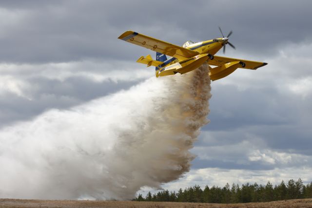 SE-MHO Air Tractor AT-802 A  Jämillä 3.5.2022