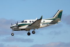 N55ZR Beech King Air C90 5.9.2022