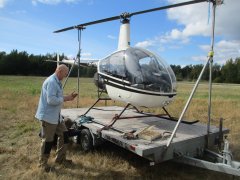 Robinson R22 Beta, OH-HKP, EFHN, 2022-09-08