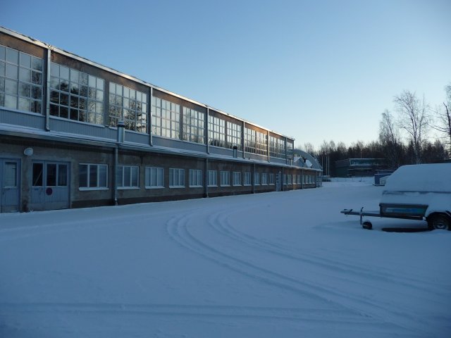 Helsinki-Malmi Airport Hangar 1, rear view