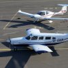 SE-GNR Piper PA-32R-300 Cherokee Lance / N756DS Diamond DA40