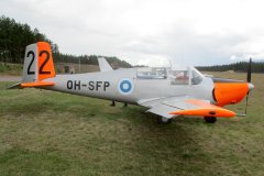 Saab 91D Safir OH-SFP EFJM 2023-07-22