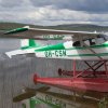 Cessna 180 Skywagon OH-CSN Alajärven rannassa 15.7.