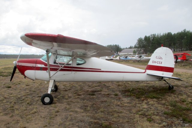 Cessna 140 OH-CSX EFJM 2023-07-22