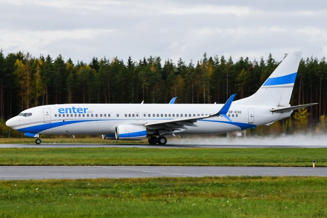 Enter Air B737-800 SP-ESG Rodokselle 3.10.2023