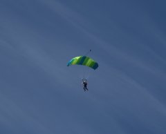 Unknown skydiver above Malmi Airport