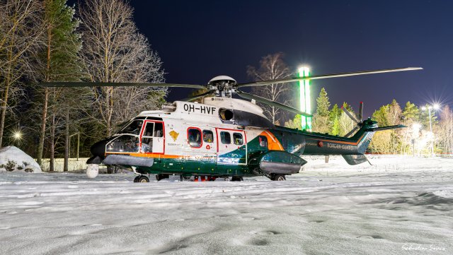 OH-HVF - Aerospatiale AS332L1 Super Puma - Rajavartiolaitos - 27.1.2024