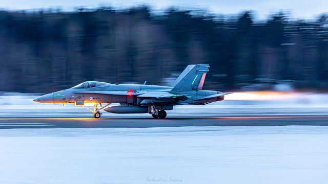 HN-409 - McDonnell Douglas F/A-18C Hornet - Ilmavoimat - Vaasa EFVA 29.2.2024