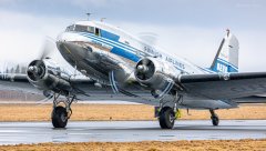 OH-LCH - Douglas DC-3 (C-53C Skytrooper) - DC-Yhdistys (Airveteran) - Vaasa EFVA 27.4.2024