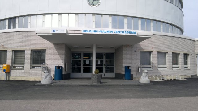 Malmi Airport Terminal Main Entrance in 2012