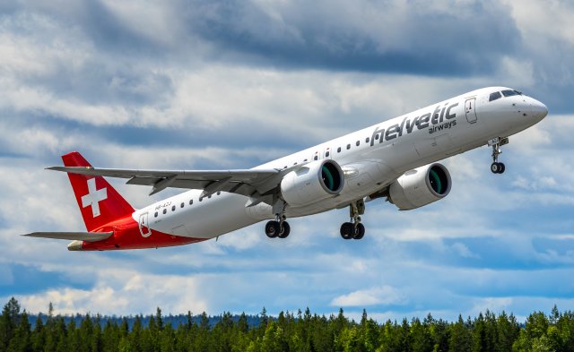 22.6. HB-AZJ - Embraer E195-E2 - Helvetic Airways