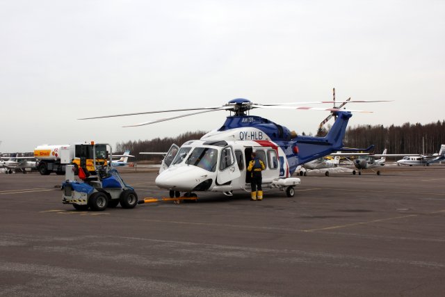 OY-HLB AgustaWestland AW-139 / Bel Air Aviation / Allseas