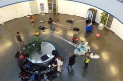 Malmi Airport Terminal Lobby / Packing Parachutes