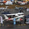 Ground Exhibitors at Helsinki International Airshow 2014 / Taxi & Sightseeing Flights