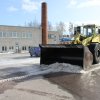 Heavy Machinery for Removing Snow from Malmi Airport Parking Lot