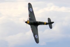 G-CBOE / HC-465 Hawker Hurricane IIB / Finland International Airshow 2014