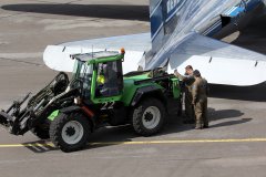 Pushback-tractor for a DC-3 / Finland International Airshow 2014