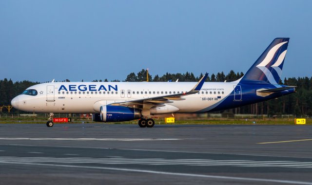 8.8. SX-DGY - Airbus A320-232 - Aegean Airlines