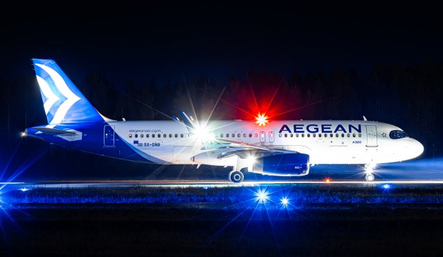 29.8. SX-DNB - Airbus A320-232 - Aegean Airlines