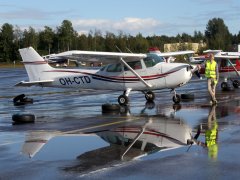 OH-CTD Cessna 172N Skyhawk II / BF-Lento / Group Protest Flight to Helsinki-Vantaa International Airport