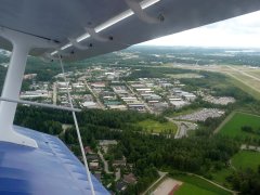 LY-ABY Antonov An-2TP / An-2 Lennuklubi Helsinki / Right turn towards DEGER