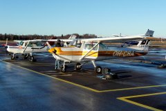 OH-CRA Cessna 152 / BF-Lento / Preflight check