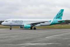 Cyprus Airways A320 5B-DDQ Hanialta, Aegeanin tilalla. 25.10.2024