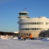 Helsinki-Malmi Airport Terminal Building in winter