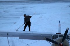 LY-ABY Antonov An-2TP / Lennuklubi Helsinki / snow removal