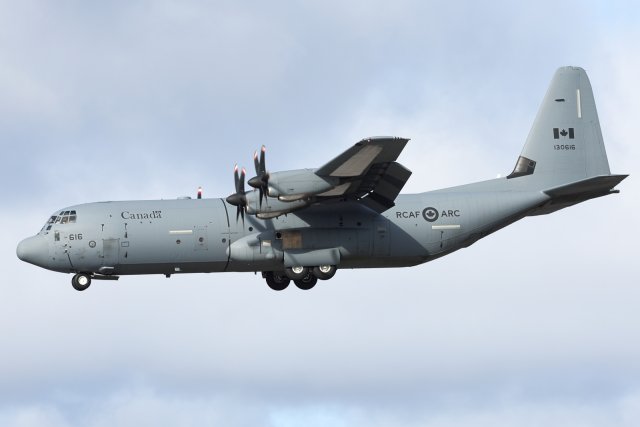 130616 RCAF Lockheed CC130J Hercules 18.3.2025